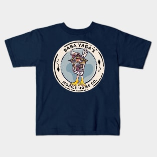 Baba Yaga's Mobile Home Co. Kids T-Shirt